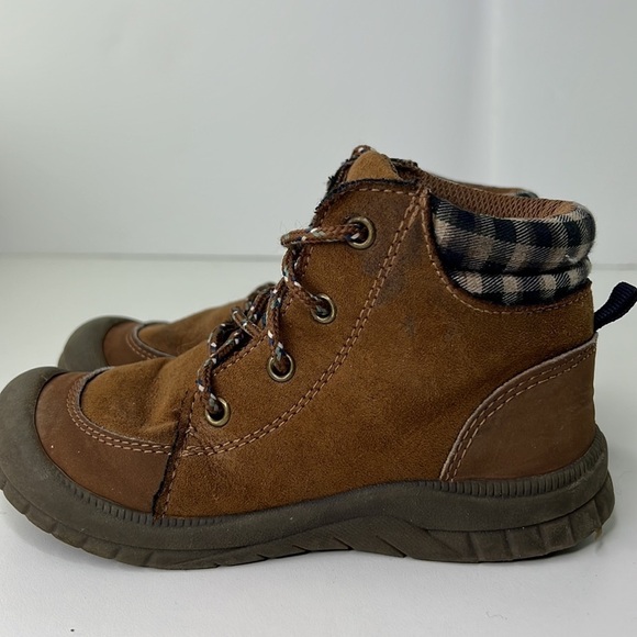 OshKosh B'gosh Kids Brown Booties size 12 - Picture 3 of 7